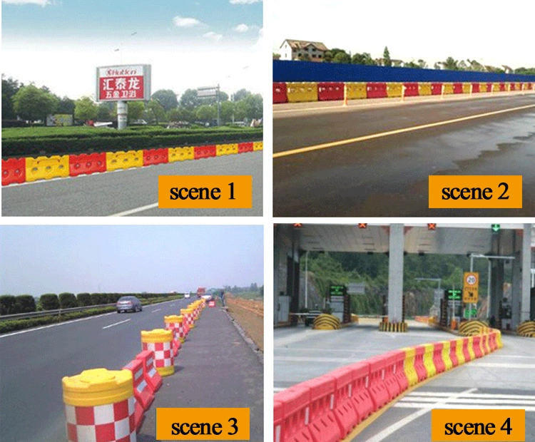 Safety Barriers Road Barricades Road Block Water Filled Road Barrier