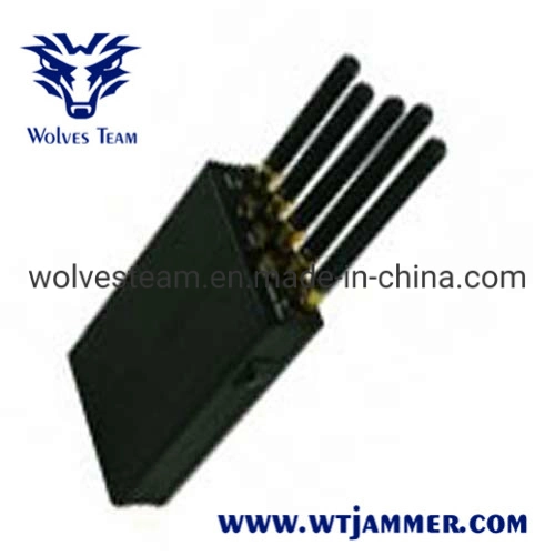 Portable 5 Antenna GPS Cell Phone WiFi Signal Jammer