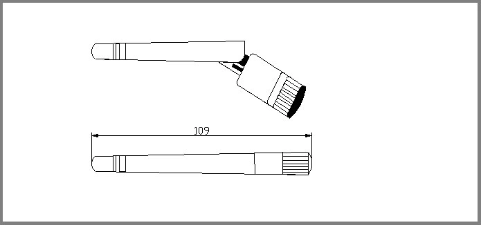 External Adhesive Patch Antenna GSM with SMA Male GSM Antenna