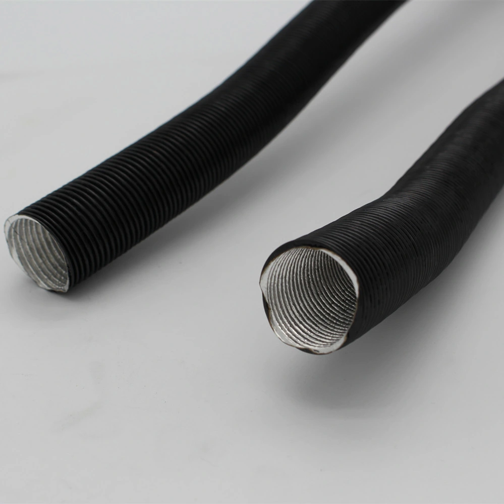 Aluminum Black Paper Fresh Air Heater Hose