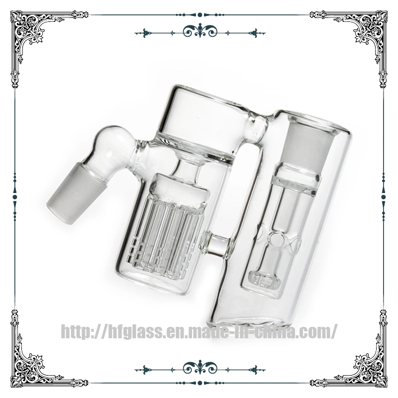 Factory Price Recycle Glass Ash Catcher 6 Tree Arms Percolator Ash Catchers