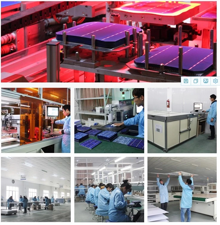 Efficient Solar Energy Morel Monocrystalline 355W 370W Half Cut Mono Solar Panels