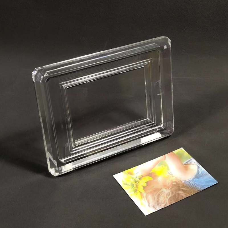 Acrylic Block Photo Frame Pictures Holder Frame