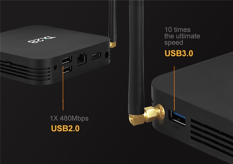Bt Set Top Box Tx28 Rk3328 4G 32g Full HD 1080P Video Android 7.1 HD video Andriod Set Top Box HD Video TV Box Full HD 1080P Xbmc