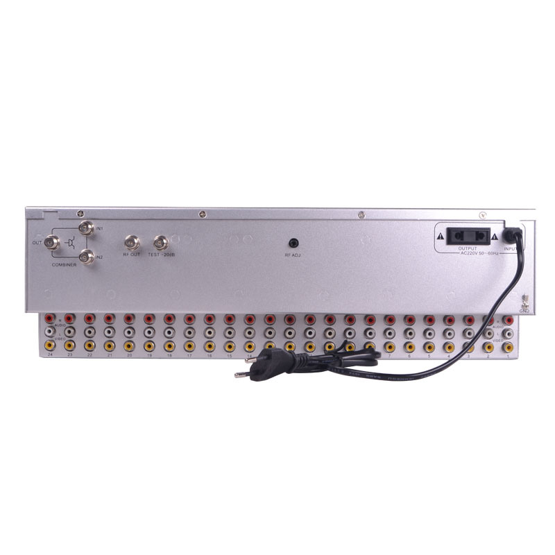 CATV Headend 24 in 1 RF Modulator 24 Channel Modulator