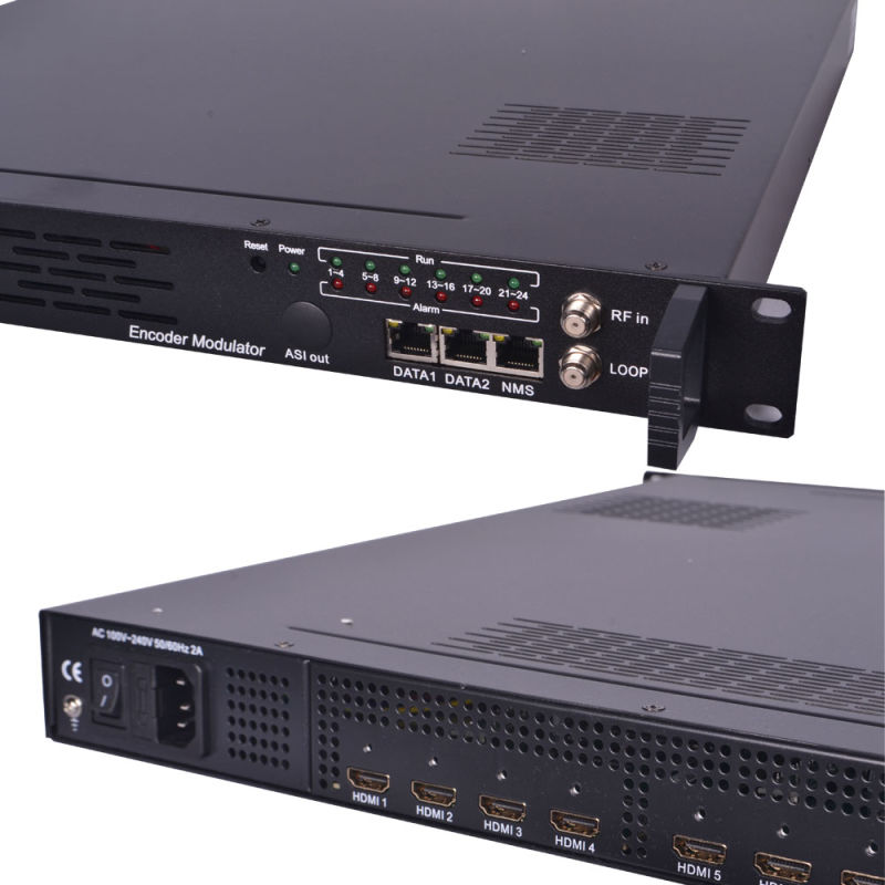 Sft3542I 4/8/12/16/24 HDMI&IP Inputs DVB-C/T Encoder Modulator
