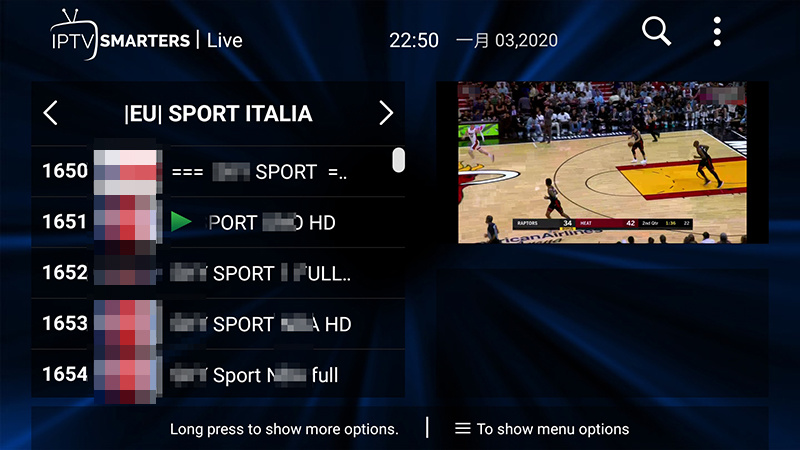 Arabic IPTV Subscription Server M3u IPTV French Spain Germany Italy Android TV Box Box Mag M3u IP TV Smart