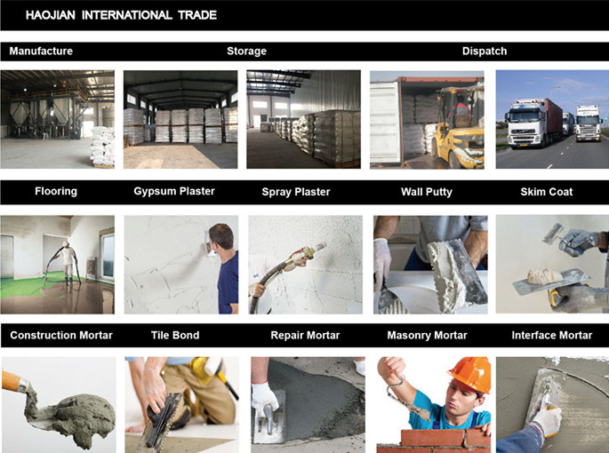 Cement Based Tile Bond Additives Vae Redispersible Polymer Powder