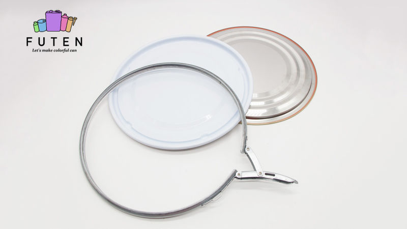 Metal Paint Pail Coating Cap Lacquer Pail Cover Tinplate Fully Sealed Drum Lock Ring Lid