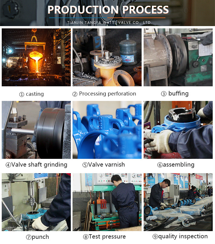 Rising Stem Resilient Seat Flanged Gate Valve Ce Approval