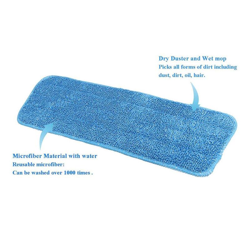 Dry and Wet Dual Use Microfiber Mop Replacement Cloth Microfiber Mop Pads