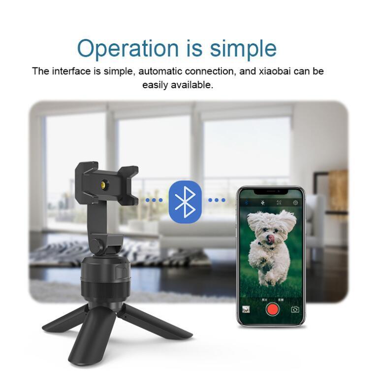 Gimbal Stabilizer Vlog Hand Free Cameraman 360 Rotation Face Object Tracking Holder
