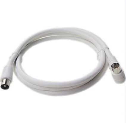 TV Cable Antenna Cable 9.5 TV Male to 90 Degree TV Male Coaxial Cable (10137)