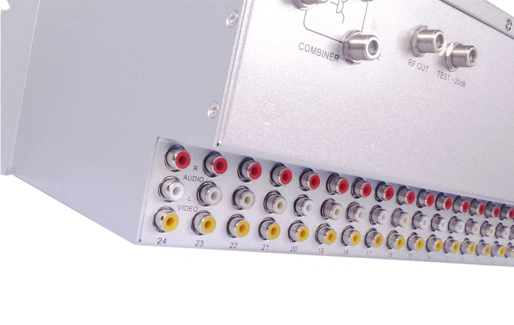 24 Channel RF Modulator 47-860MHz Analog 24 in 1 Fixed Modulator