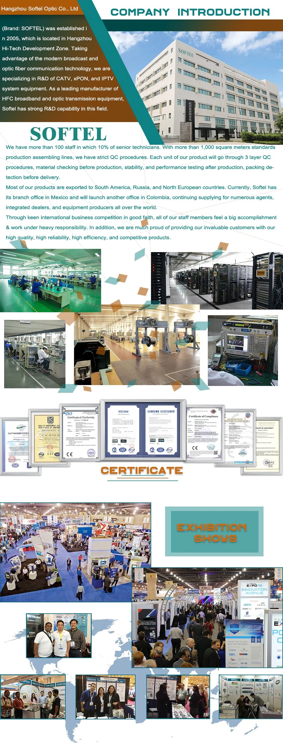 16 in 1 DVB-C Modulator IP Qam Modulator