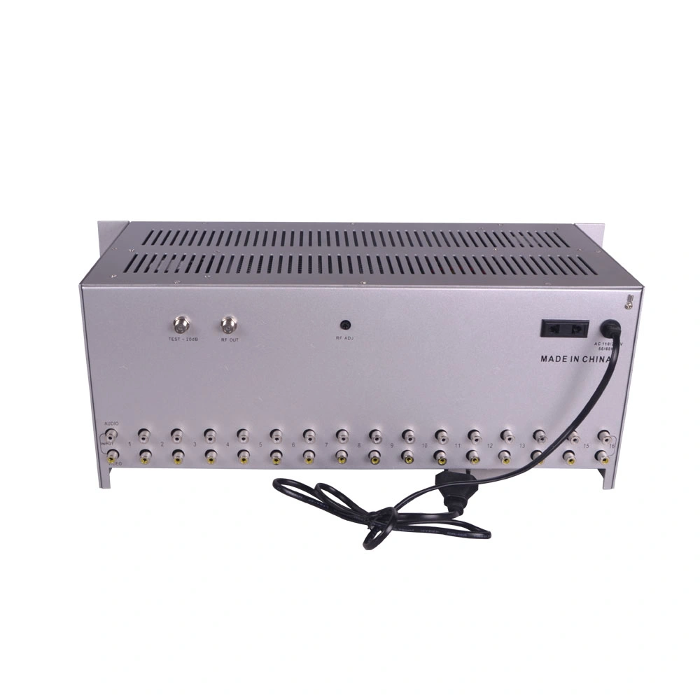 CATV Headend Equipment 16-Way Mixer/16 in 1 Modulator for Hfc Network