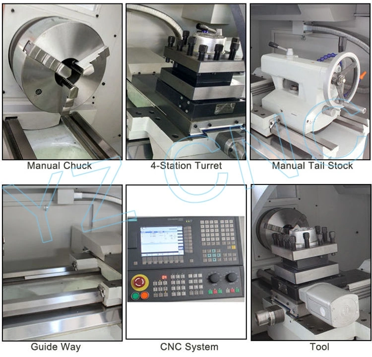 6/8 Station Tools CNC Turret Lathe