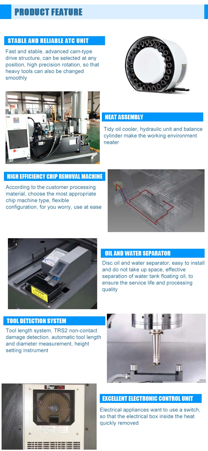 CNC Fixed Gantry Frame-Type Machining Center