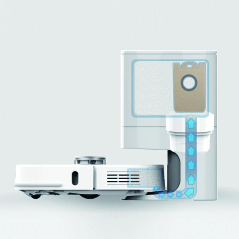 Robot Vacuum Cleaner with Self Emptying Dustbin for Home Kitchen and Hotel