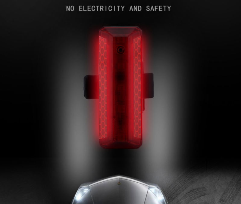 Fcar with Reflective Straps LED Rechargeable Bicycle Taillight