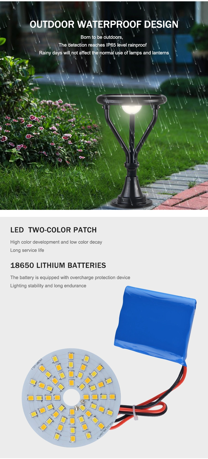 10W Colored LED Lawn Lights LED Lawn Lights Cool White 6000K LED Lawn Light