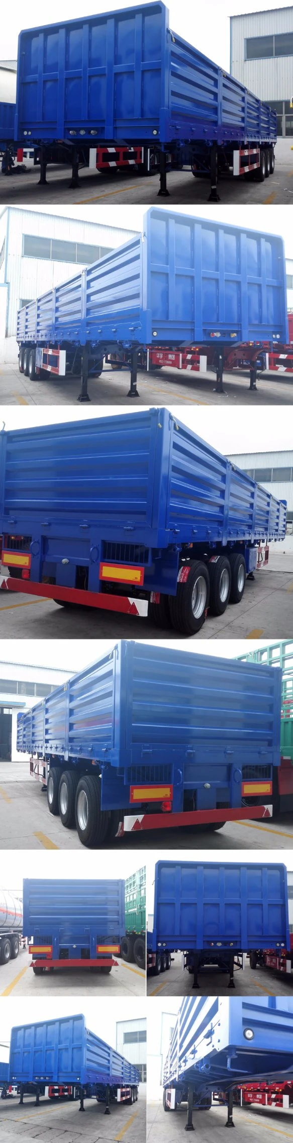 40FT Utility Semi Truck Trailer container Semi Trailer for Sino Truk with Air Suspension BPW Axle