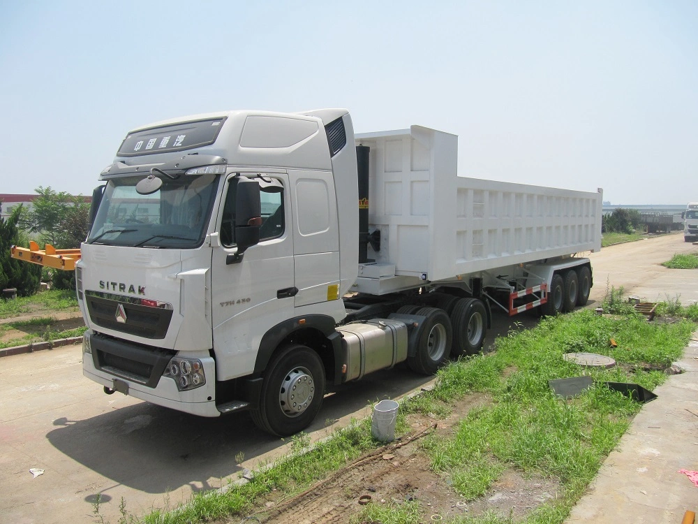 3 Axles Heavy Duty Self Dumping Semi Trailer/ Tipper Semi Trailer/ Tipper Truck Trailer