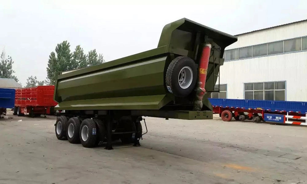 3 Axles Heavy Duty Self Dumping Semi Trailer/ Tipper Semi Trailer/ Tipper Truck Trailer