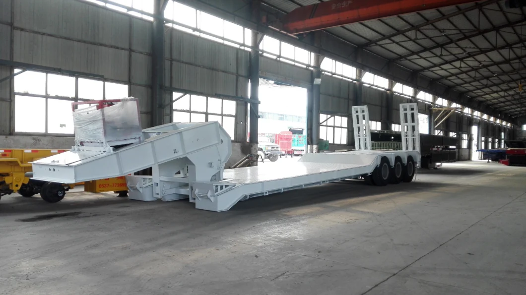Heavy Duty Truck Factory Supply Heavy Duty Low Bed Semi Trailer