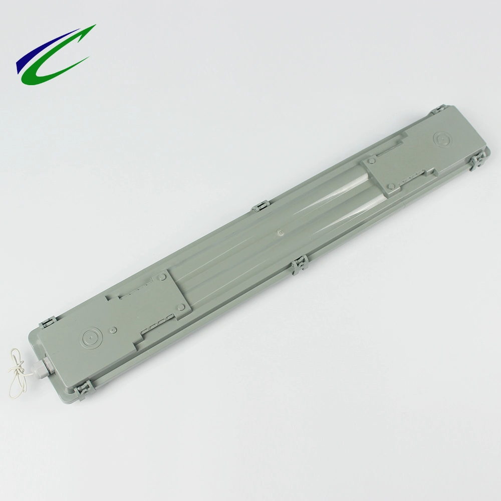 LED Tri-Proof Light Waterproof Light with Double LED Tube Vapor Tight Light Waterproof Lighting Fixtures