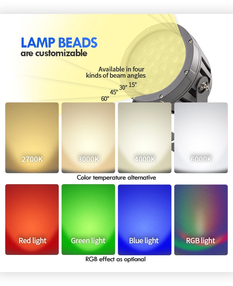 Outdoor LED Light AC85~265V IP65 IP67 IP68 CE RoHS 18/24/36W LED Flood Light