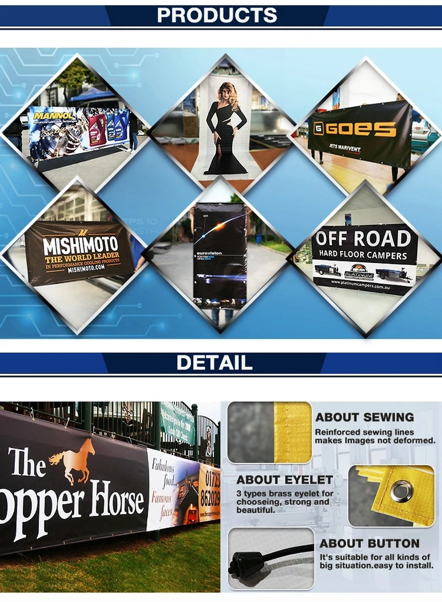 Promotional Manufacturer Supply Digital Printing PVC Tarp Vinyl Banner