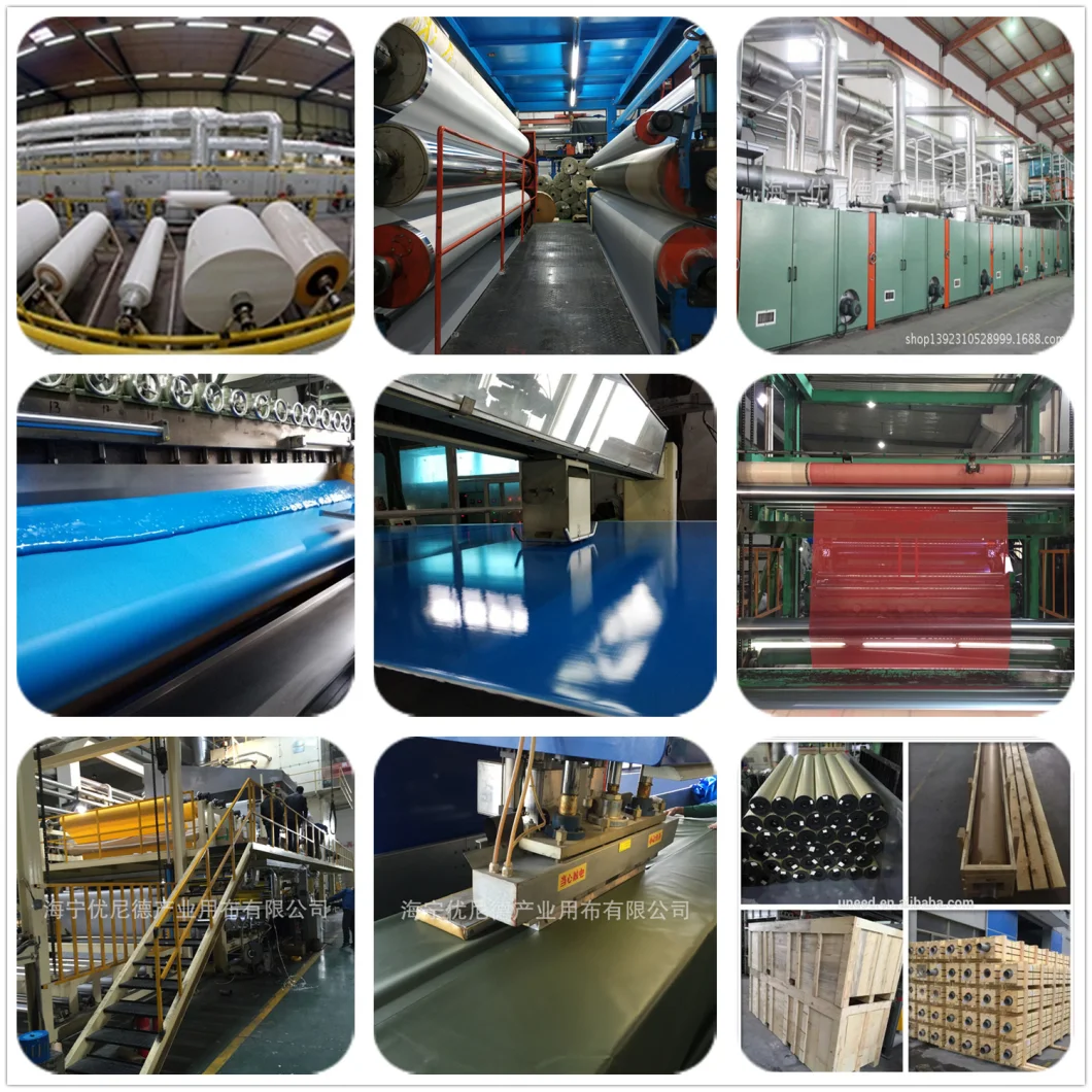 100% Waterproof Polyester PVC Tarp Vinyl Coated Tarpaulin Fabric Roll
