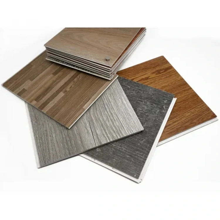 Heavy Duty Vinyl Embossed PVC Sheet Click Lvt Spc Floors