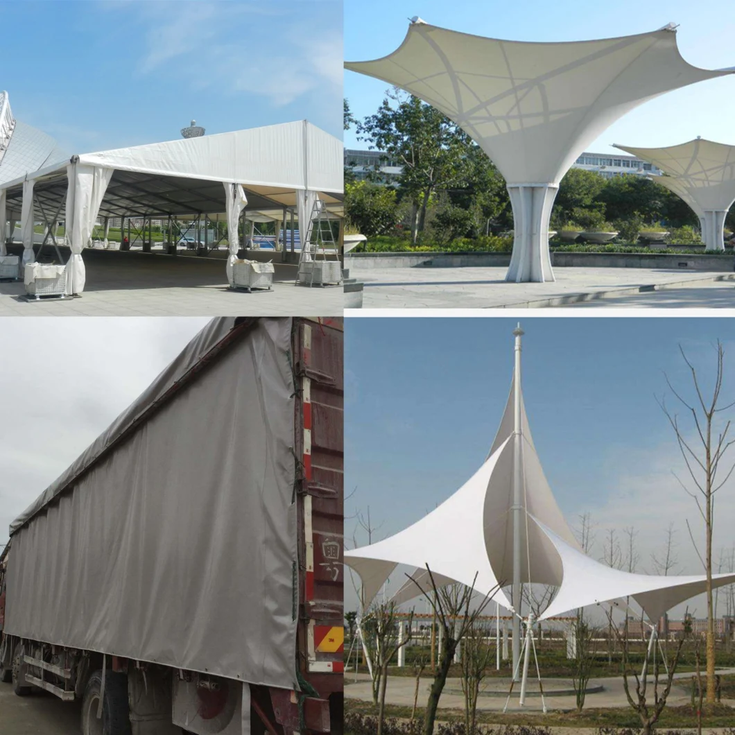 100%Polyester PVC Coated Tarpaulin Fabric, Lidded Fabric