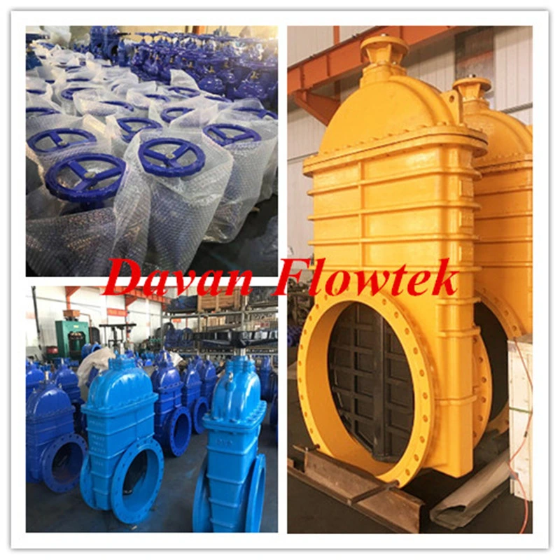 light Type Gate Valve Rubber Wedge Resilient Seat Gate Valve DN250 Pn16 Gate Valve DIN Standard Gate Valve Factory Gate Valve