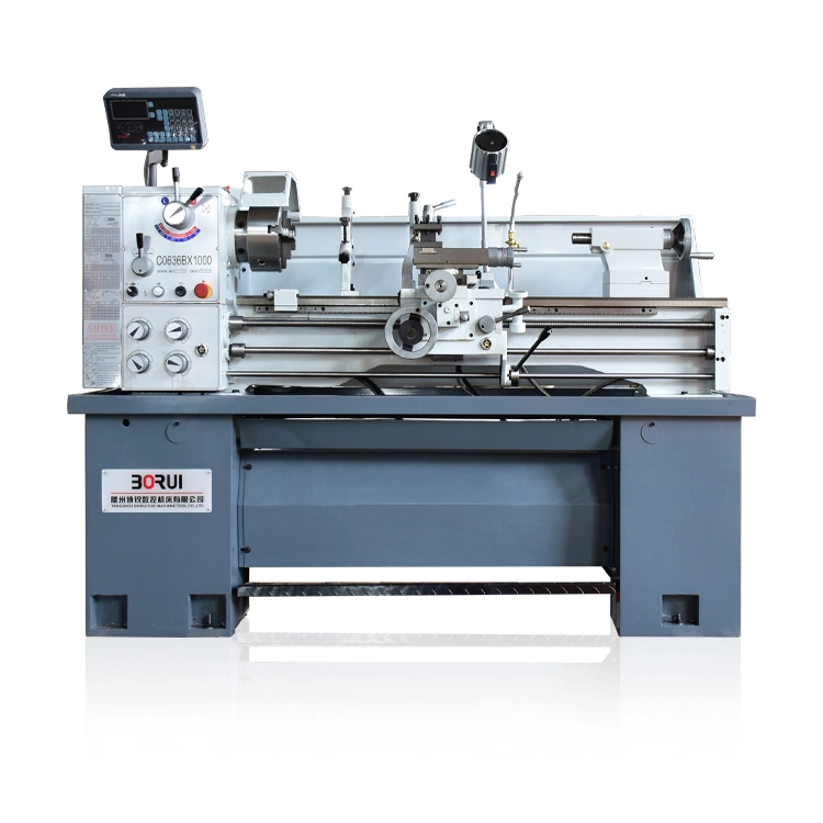 Cq6232 China Dood Quality Universal Flat Bed Lathe with 4 Jaw Self Centering Lathe Chuck