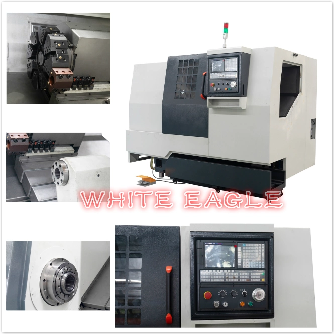 Full Functional CNC Slat Bed Lathe Mini CNC Lathe Ck35 CNC Horizontal Lathe