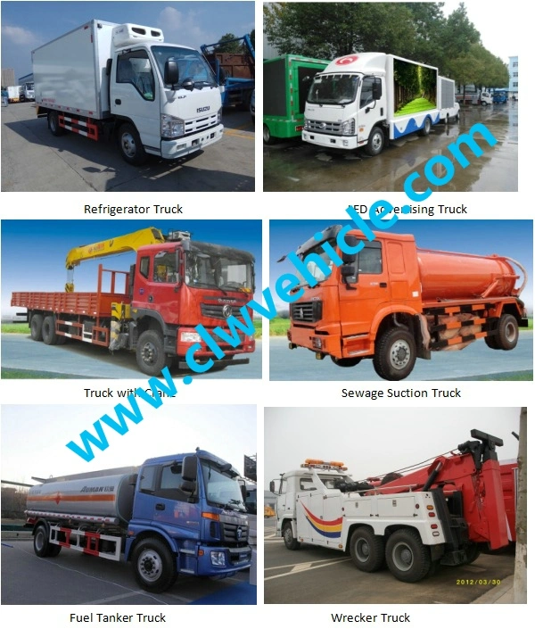 6m3 Road Sweeping Truck for Sanitation Project