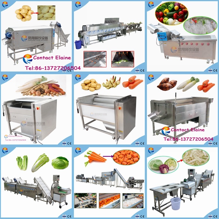 Brush Roller Cassava Ginger Onion Washing Cleaning Peeling Peeler Machine