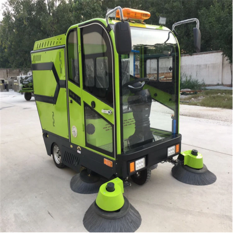 Sidewalk Road Snow Sweeper Walk Behind Street Sweeper