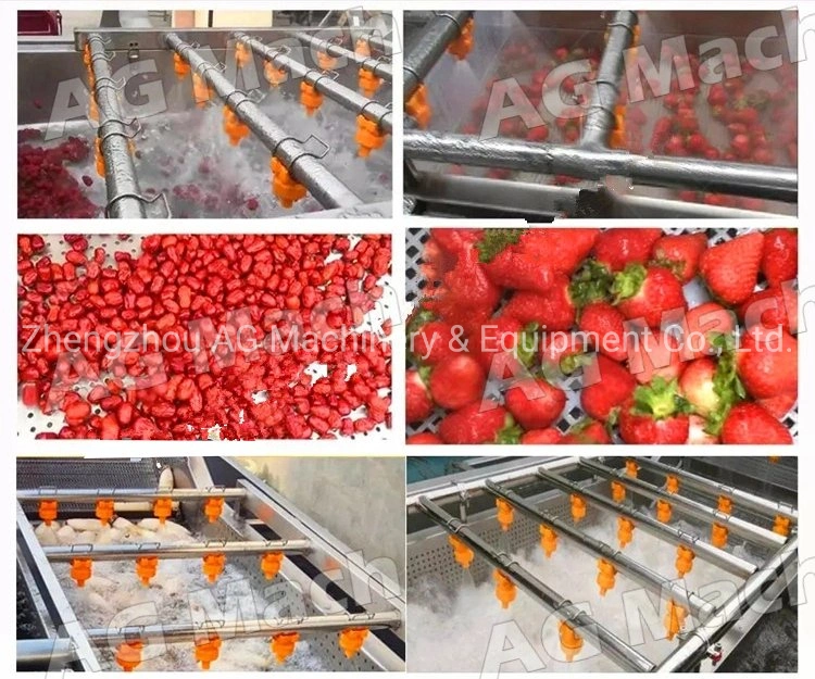 Brush Washing Machine, Vegetable Washer, Fruits Washing Line Equipment