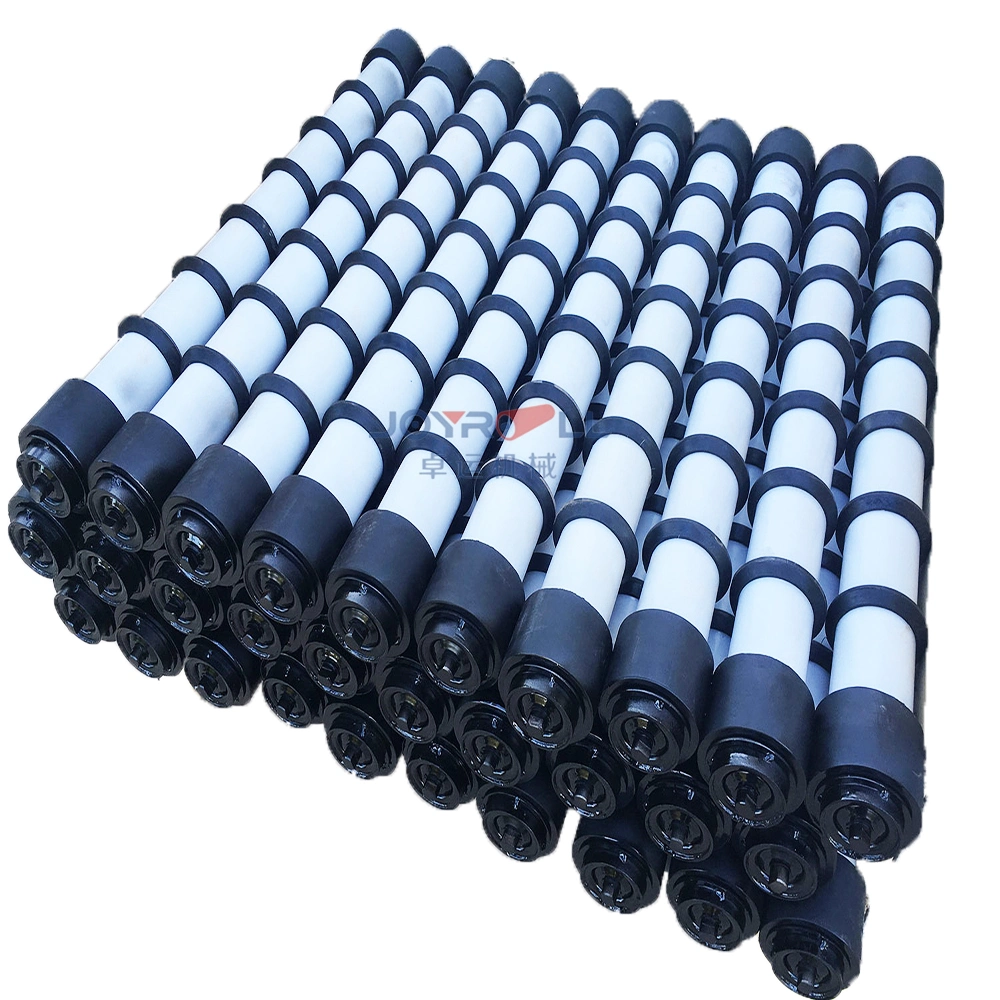 Self-Cleaning Roller Rubber Disc Conveyor Roller Return Roller Idler Roller with Rubber Rings