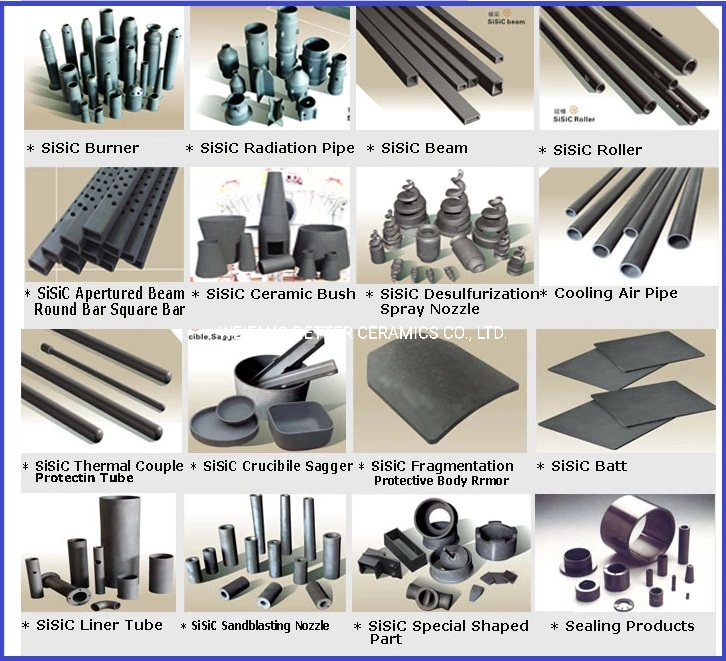 Heavy Loading Reaction Bonded Silicon Carbide Rbsic Sisic Roller