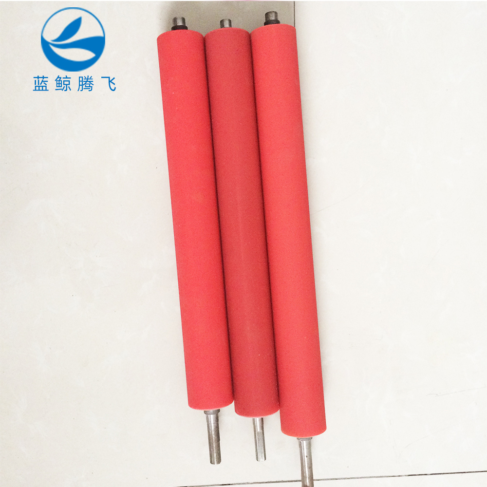 Factory Customized Printer Machine Silicone Rubber Roller PU Rubber Roller