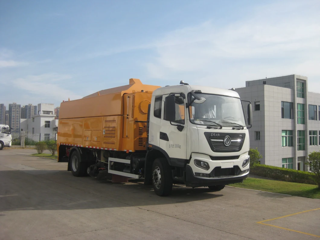 Fulongma Sanitation Large Chassis Mounted Productive Street Sweeping Truck