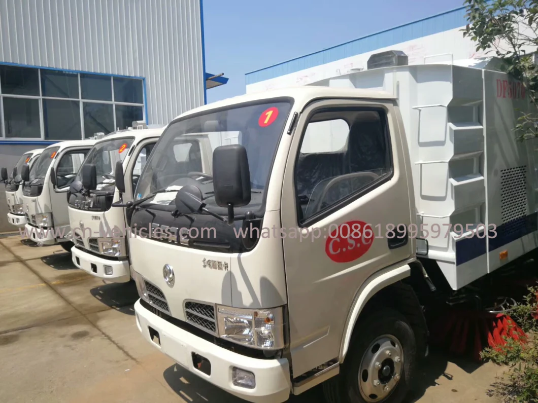 Dongfeng DFAC Sweeper Trucks, Street Sweeping Trucks, 4X2 Street Cleaner Trucks Road Cleaning Truck