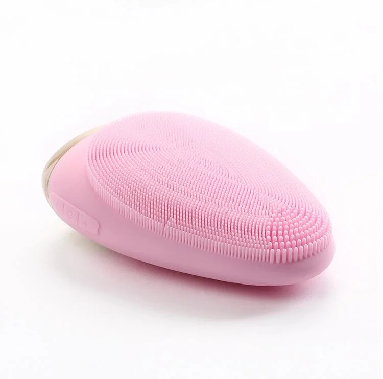 Home Use Electric Silicone Facial Scrubber Cleansing Deep Pore Exfoliator Sonic Face Cleaning Brush