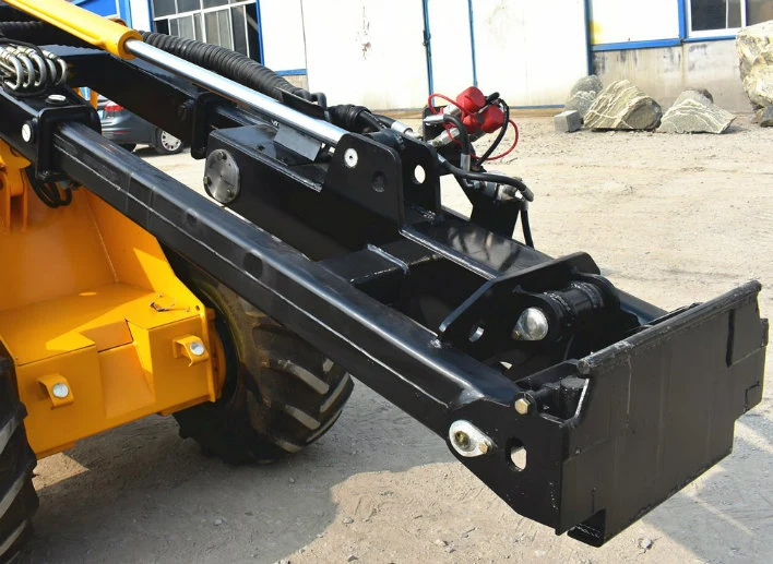 Cheaper 33HP Mini Snow Sweeper Brush Machine Wheel Loader with Heater