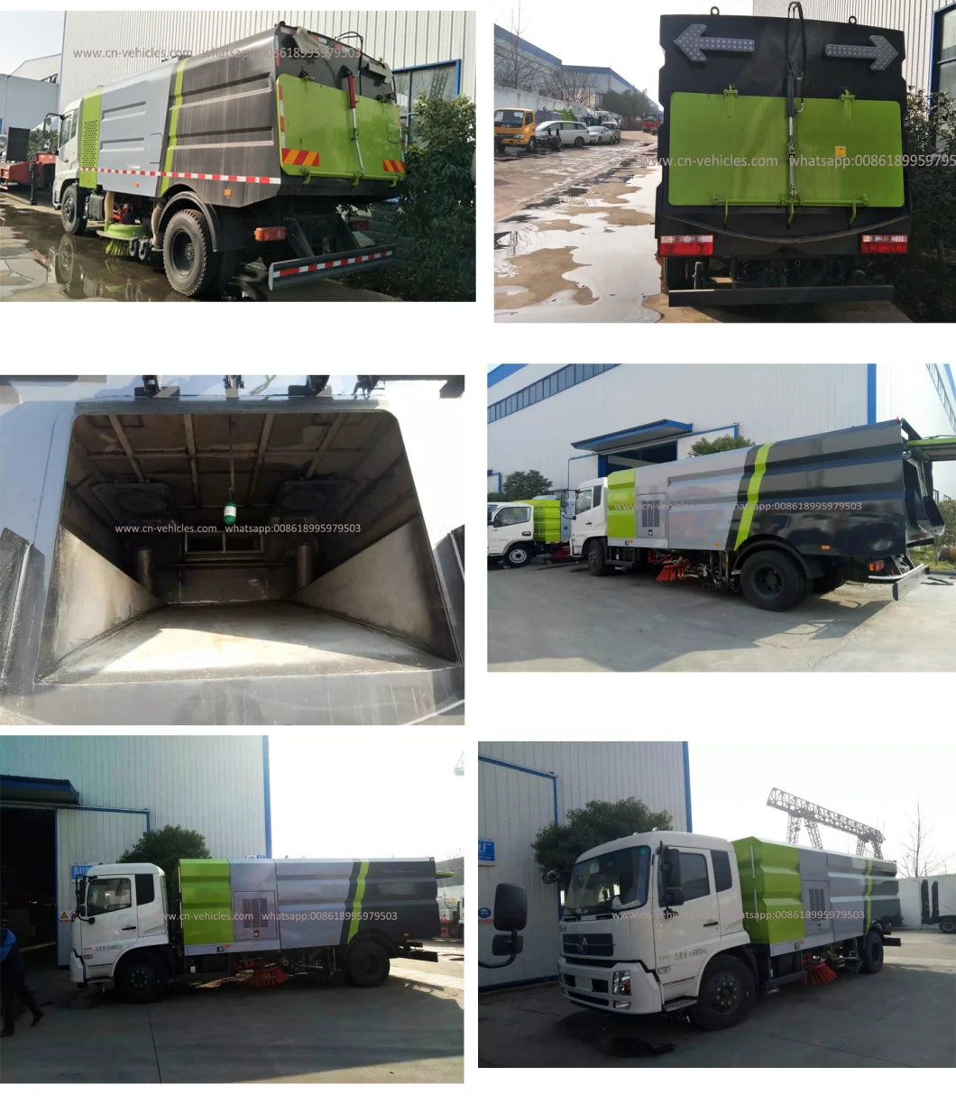 Dongfeng DFAC Sweeper Trucks, Street Sweeping Trucks, 4X2 Street Cleaner Trucks Road Cleaning Truck